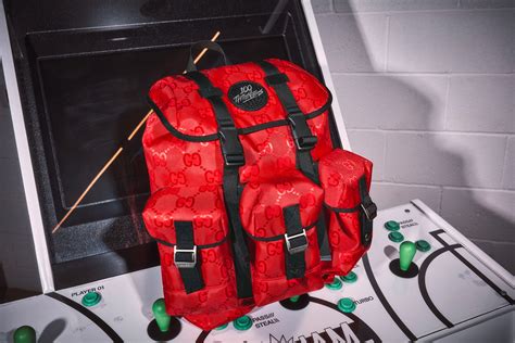 100 thieves and gucci collab|gucci 100 thefts backpack.